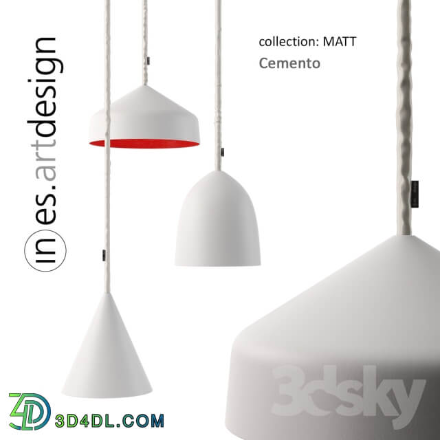 InEs Artdesign MATT Pendant light 3D Models