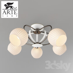 Chandelier ARTE LAMP A6342PL 5WG Ceiling lamp 3D Models 