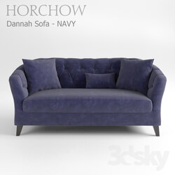 sofa Dannah NAVY Horchow 