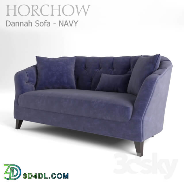 sofa Dannah NAVY Horchow