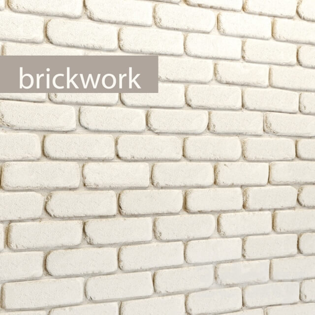 BrickworkBrickwork brick white stone stone decorative wall Other decorative objects 3D Models