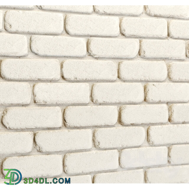 BrickworkBrickwork brick white stone stone decorative wall Other decorative objects 3D Models