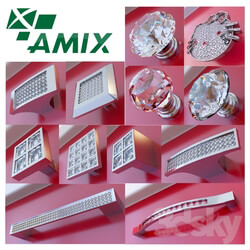 Other Furniture AMIX firm handles c crystals with rhinestones vol.6 