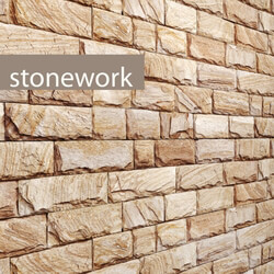 Stone masonry. slate stone stone wall wild stone Other decorative objects 3D Models 