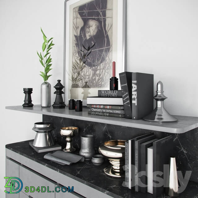 Decor Set Black Grey