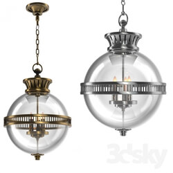 Visual Comfort Alderly 3 Light Globe Pendant Pendant light 3D Models 