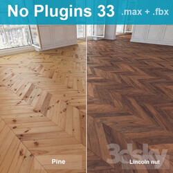 Wood Herringbone parquet 33 2 species without the use of plug ins  