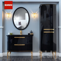 Bathroom Furniture Scavolini Black House 