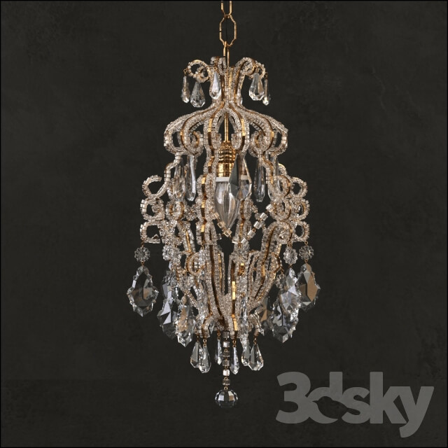 Chandelier 02 Pendant light 3D Models