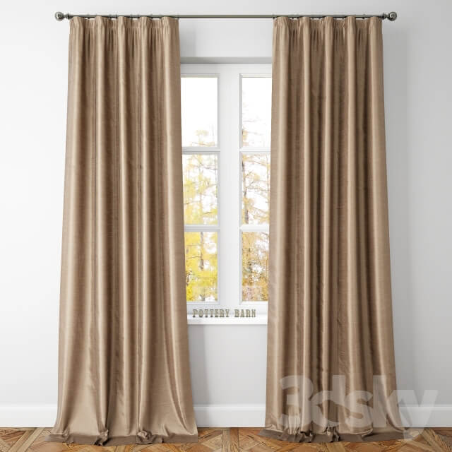 DUPIONI SILK DRAPE Pottery Barn