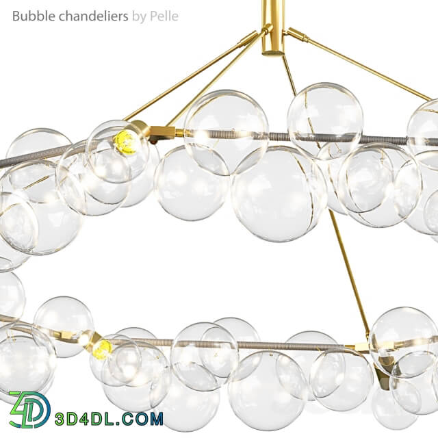 Bubbles chandeliers by Pelle