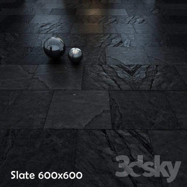 Stone Black slate