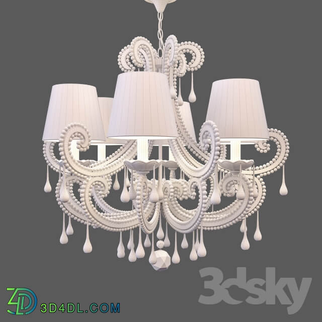 Chandelier Monmartre WL61583 6CH Pendant light 3D Models