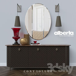 Sideboard Chest of drawer Alberta Salotti Decor set 1 Penelope 