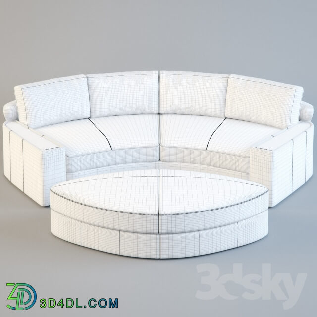 The semi circular sofa PD 01