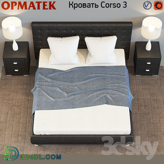 Bed Ormatek Corso 3