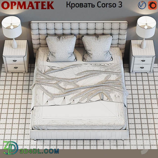 Bed Ormatek Corso 3