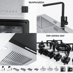 BARAZZA COLLECTIONS UNIQUE Satin stainless steel  