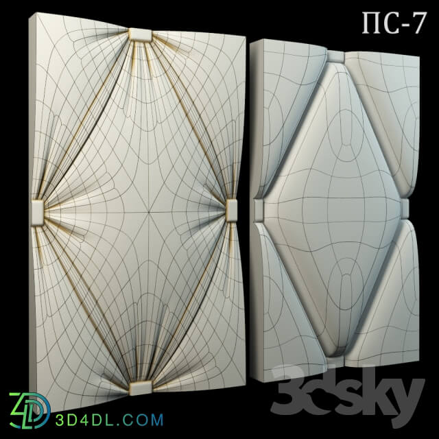 Decorative 3D panel PS 7