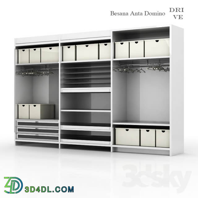 Wardrobe Display cabinets cupboard Besana Anta Domino