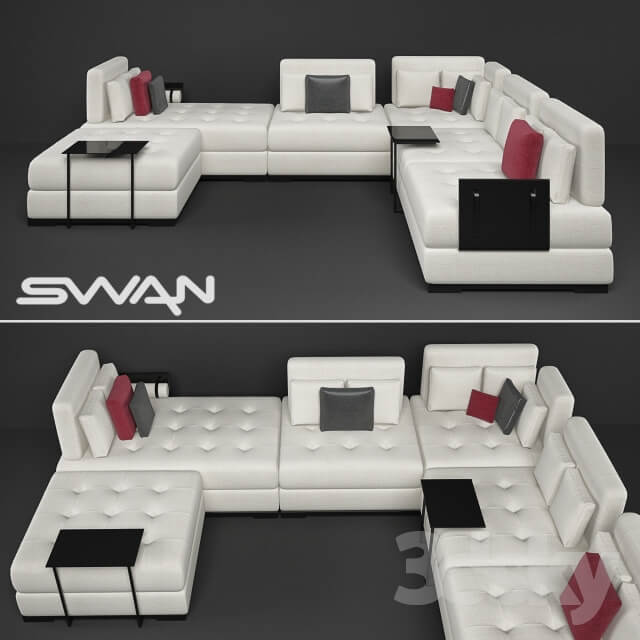 Sofa Swan Italia Hemingway