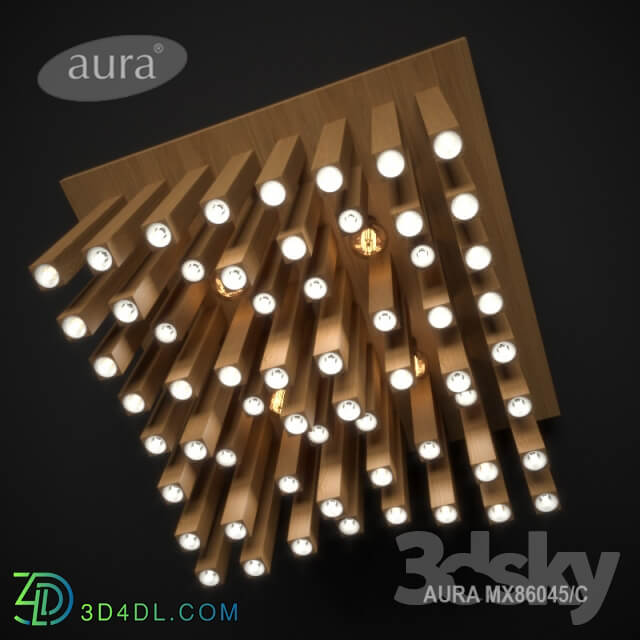 Chandelier Ceiling quot Aura quot Pendant light 3D Models