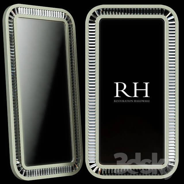 Restoration Hardware Lombard Prism Leaner Mirror