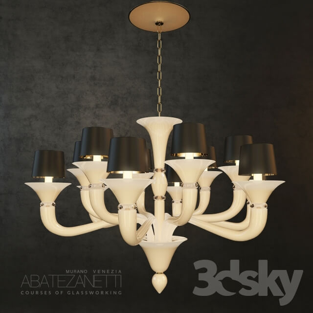 Chandelier Abate Zanetti Celestia Pendant light 3D Models