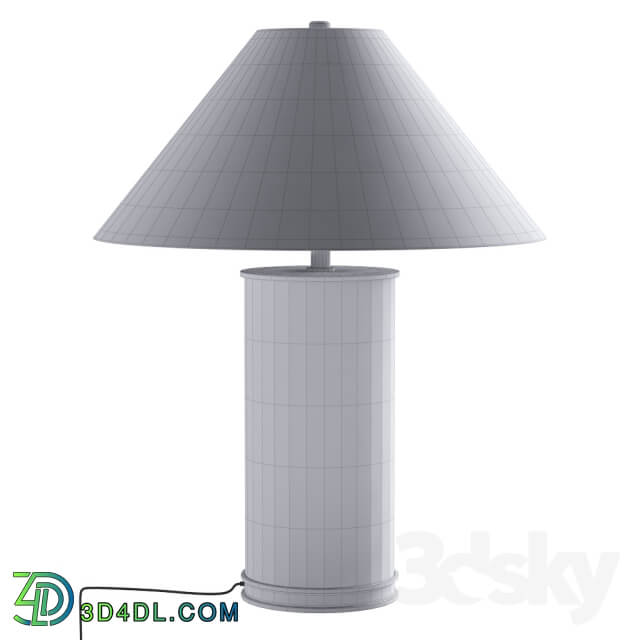 Ralph Lauren MODERN TABLE LAMP IN POLISHED SILVER