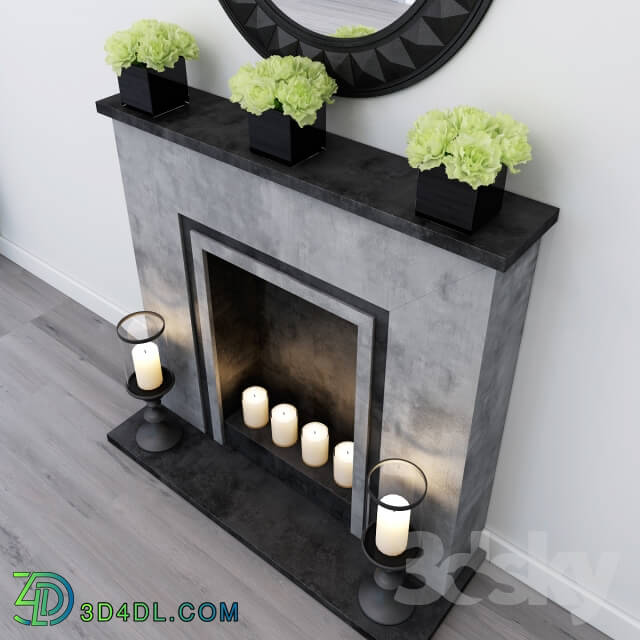 Decorative fireplace 2