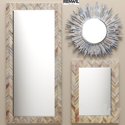 a set of mirrors RENWIL 