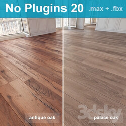 Wood Parquet 20 2 species without the use of plug ins  