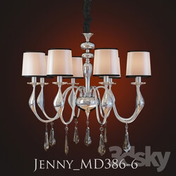 Jenny MD386 6 Pendant light 3D Models 