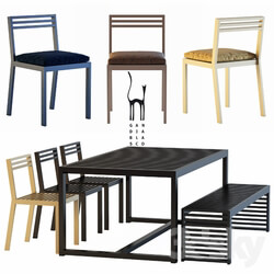 Table Chair GANDIABLASCO DNA 