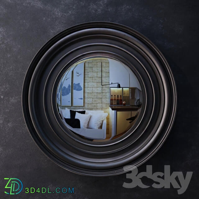 Mirror Round Sutton Convex Mirror