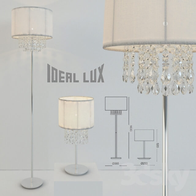 Floor lamp and lamp Ideal Lux Opera