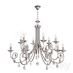 Chandelier Orion Licht Räume LU 1670 6 6 Silber matt Pendant light 3D Models 