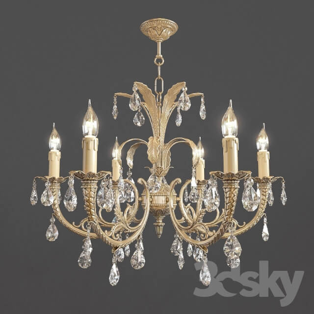 Chandelier Riperlamp Palmera Pendant light 3D Models