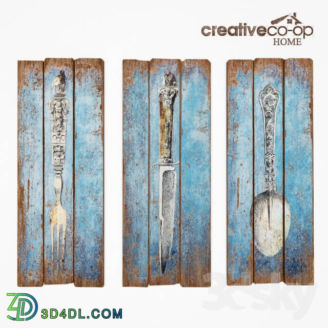 Other decorative objects Panels wall quot cutlery quot 