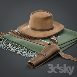 A set of Clint Eastwood Miscellaneous 3D Models 