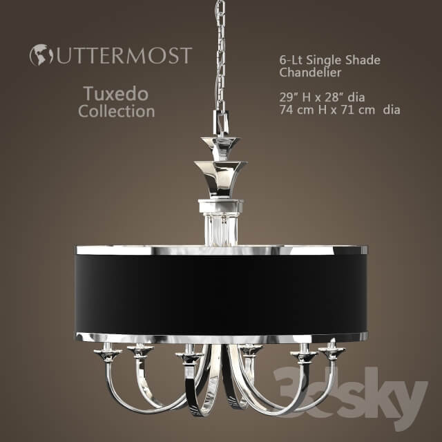 uttermost Tuxedo Pendant light 3D Models