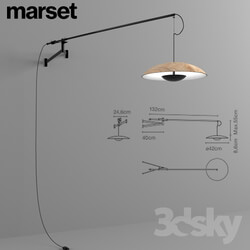 Wall lamp Marset Ginger A XL 42 