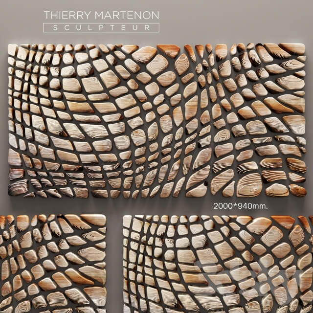 Other decorative objects Thierry Martenon wall panel