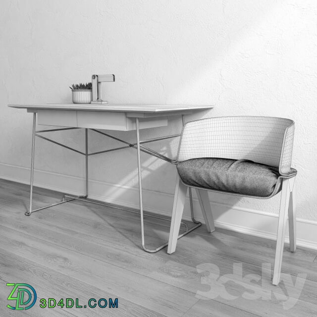 Table Chair Working area COEDITION