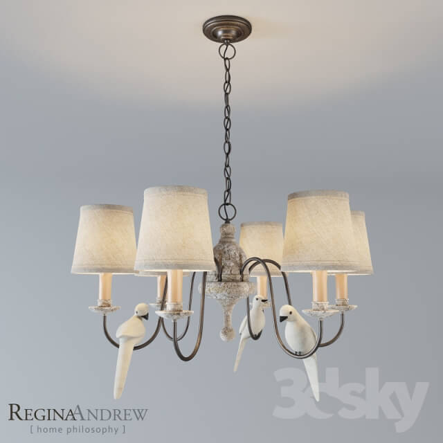 Chandelier Regina Andrew Antique Rusted