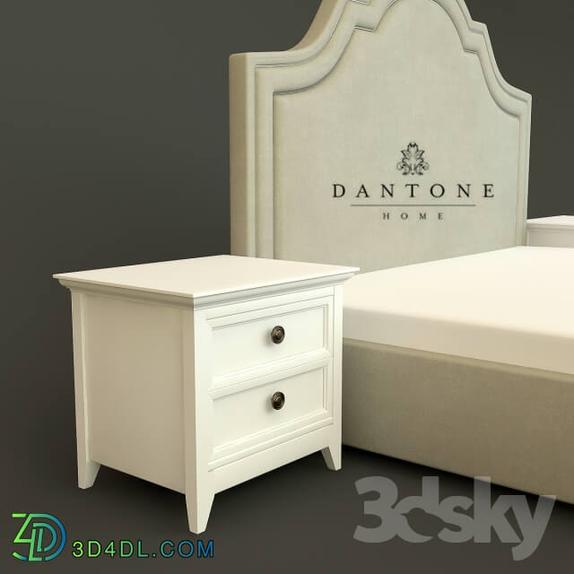 Bed dantone bed and nightstand