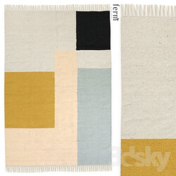 Rug Ferm Living Kelim Squares Rug 