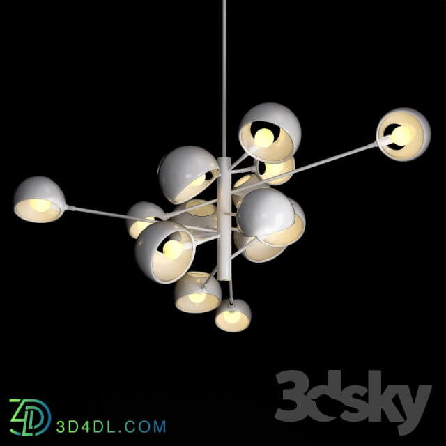 Kopra Burst Pendant light 3D Models