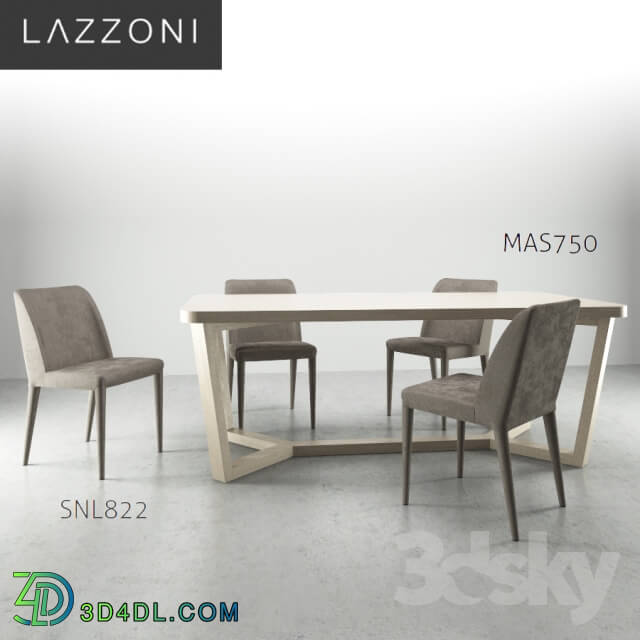 Table Chair Lazzoni MAS750 SNL822