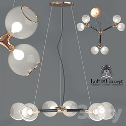 Chandelier Horus Suspension Light 6 Pendant light 3D Models 